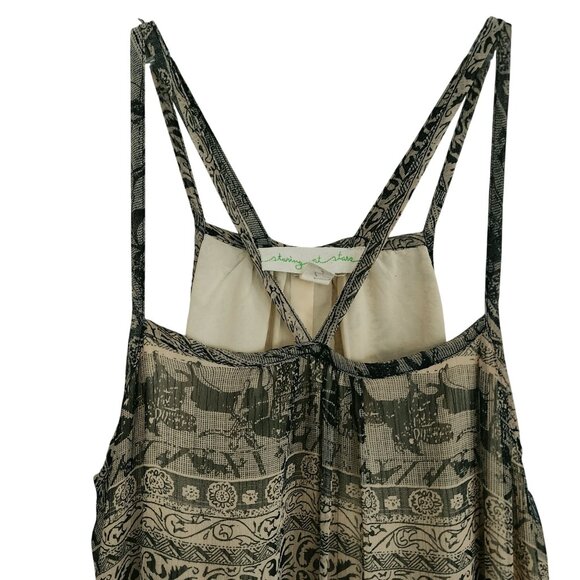 Womens Soft Flowy Sleeveless Halter Maxi Dress Multi Print Sz. S Boho Beach - Picture 5 of 13